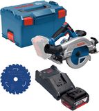 Bosch Professional Bosch GKS 18V-57-2 GX Professional accu-cirkelzaag 18 V 165 mm borstelloos + 1x accu 5,0 Ah + oplader + L-Boxx