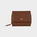 ASTI Portefeuille de voyage 6 compartiments pour cartes Cuir Marron Femme