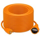 Perel Verlengkabel - 40m - Oranje