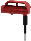 Electro PJP Haakse adapter Rood Kunststof 1 stuk(s)