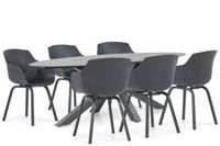 Santika Furniture Lifestyle Lifestyle Salina/Ellisse 240 cm dining tuinset 7-delig