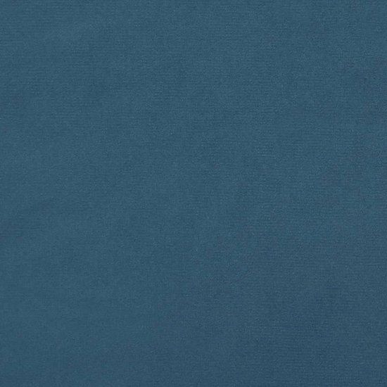 vidaXL Bedframe zonder matras 200x200 cm fluweel donkerblauw