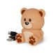 Legami - Haut-parleur sans fil avec support, The Sound of Cuteness, thème ours en peluche, rechargeable, câble USB inclus, peut être utilisé comme support de téléphone, 6 x 8 x 5 cm