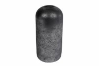 Merkloos Vaas "Ted" XL zwart glas 11x11x22,5cm