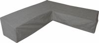 Eurotrail Waterdichte Hoes voor L Vormige Loungeset, Hoekbank, Cantonic 305x305x100/70 cm, Grijs