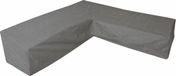 Eurotrail Waterdichte Hoes voor L Vormige Loungeset, Hoekbank, Cantonic 305x305x100/70 cm, Grijs