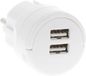Q-Link Chargeur USB domestique - Double port USB - Blanc
