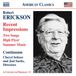 Outhere Naxos Continuum, Joel Sachs, Cheryl Seltzer - Erickson: Orchestral Chamber & Vocal Music (CD)