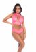Mapalé Ensemble sexy deux pièces - L/XL - Aspect vinyle - Rose