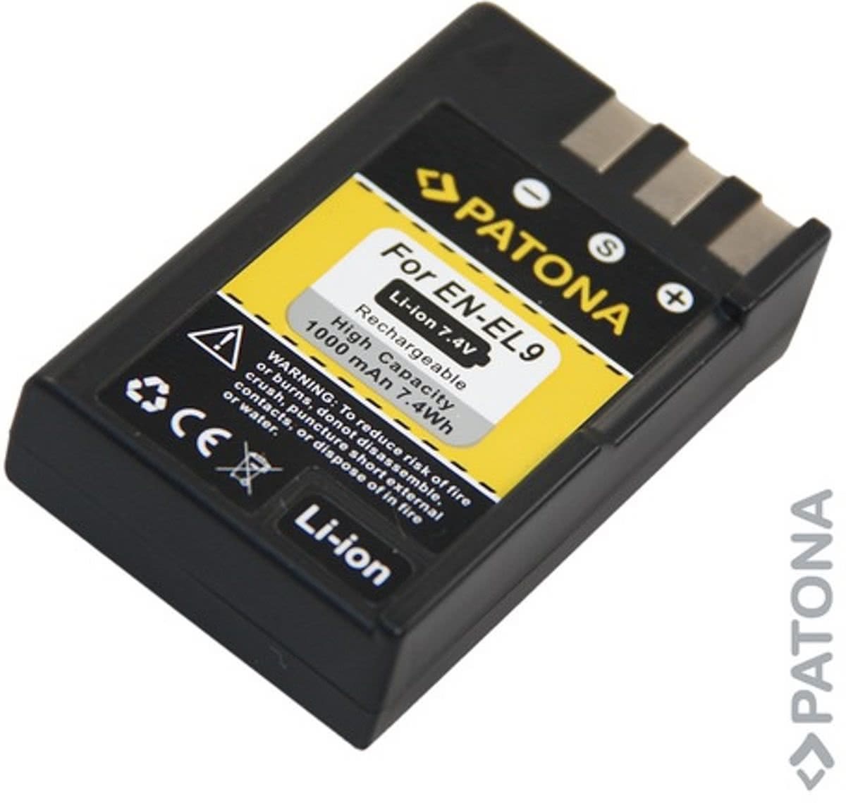 Paton, A. Battery EN-EL9 ENEL9 for Nikon D40 D40 x D60 D5000