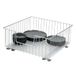 bremermann Panier coulissant pour armoire, largeur 50 cm, avec étagère, à monter ultérieurement, avec rails télescopiques, idéal pour cuisine, salle de bain & chambre à coucher, en métal
