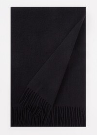 Reiss Reiss Picton sjaal in kasjmierblend met franjes 190 x 30 cm