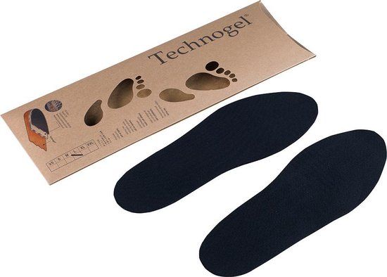 Technogel Drukverlagende Schoenzool - 37/38 - Unisex - Wit - Katoen - Inlegzolen
