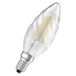 LEDVANCE 4058075434202 LED-Lampe Kerze Warmweiß E27 4W 470lm 2700K Klar 220-240V 15000h E