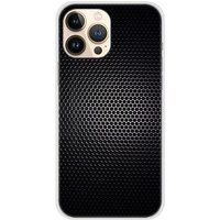 Apple iPhone 13 Pro Max Dark metal bedrukt siliconen hoesje