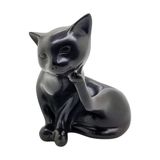 Vie Naturals Hars Beeldje, Kat, Veelkleurig, One Size