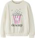 NAME IT Meisjes Sweater NKFKONNA LS NREG SWEAT UNB BOX - Katoen - Maat 122/128 - Antique White