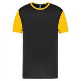 Proact TopTex Group Tweekleurig herenshirt jersey met korte mouwen 'Proact' Black/Yellow - XS