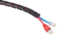 RS PRO Spiraalkabel beschermslang PE zwart, voor kabel Ø 19mm, lengte 30,5m halogeenvrij, rol van 30 meter