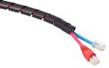 RS PRO Spiraalkabel beschermslang PE zwart, voor kabel Ø 19mm, lengte 30,5m halogeenvrij, rol van 30 meter
