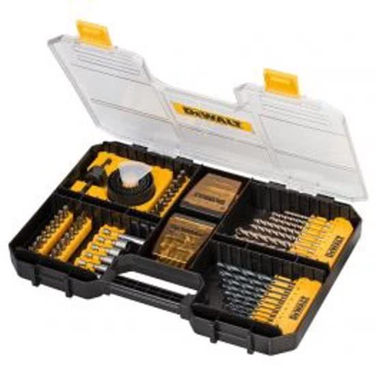 DeWalt DT71569 Accessoires set 100-delig - Gereedschapskoffer - Zwart/Geel
