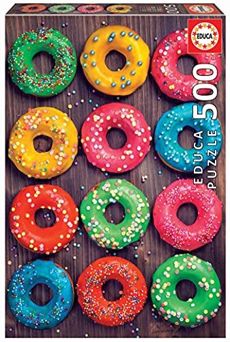 Educa Kleurrijke donuts. Puzzel uit 500 delen. Ref. 19005