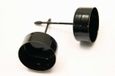 HBX natural living Theelichthouder op pin 2 stuks Ø4,5xh9cm zwart
