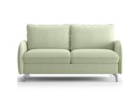 Canapé convertible express 3 places en tissu chenille moka