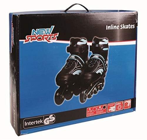 Ningbo Huisheng Sp/outdoor Goods & Co. KG New Sports Inliner blauw, ABEC 7, Gr. 35-38