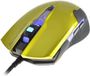 E-blue Auroza G muis USB Type-A Optisch 3000 DPI Rechtshandig Zwart Geel
