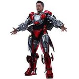 Hot Toys Figuur Hot Toys MMS718B - Marvel Comics - The Avengers - Tony Stark Mark VII Suit Up Deluxe Version