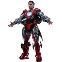 Hot Toys Figuur Hot Toys MMS718B - Marvel Comics - The Avengers - Tony Stark Mark VII Suit Up Deluxe Version