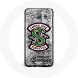 Maniacase Hoesje voor Samsung Galaxy A3 Riverdale zuidzijde slangen logo