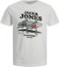 JACK&JONES T-shirt garçon Venice Bones Coton Taille 128 Cloud Dancer