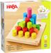 Haba houten insteekspel cilinder educatief speelgoed kleurrijk.