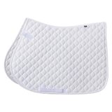Imperial Riding IRH Basic VS, zadeldek van polyester keperstof met dubbele riemkousbevestiging en billetriem, wit, pony