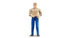 bruder 60006 - Man met lichte huidskleur en blauwe broek