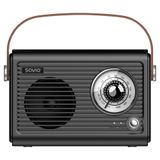 Savio RS-01 Radio portable FM avec Bluetooth et AUX - Noir