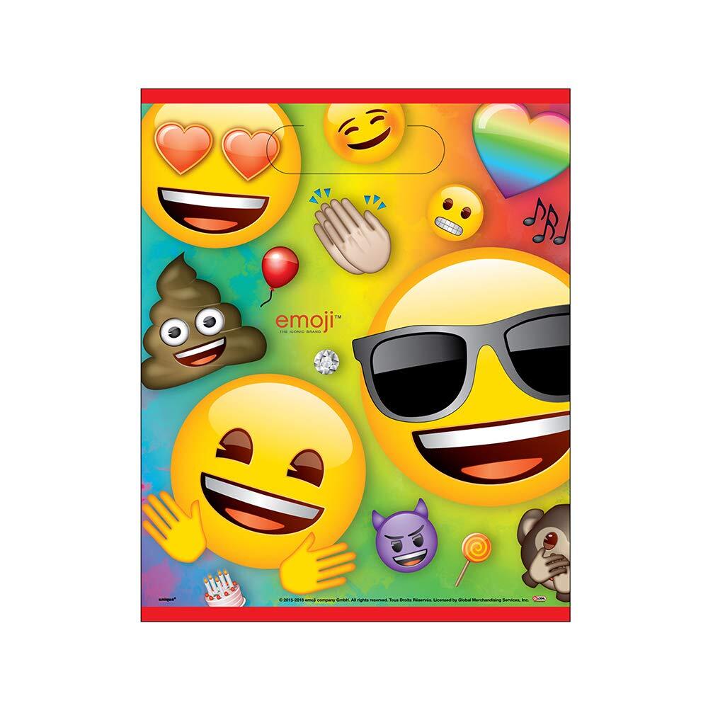 Partywinkel Emoji Uitdeelzakjes 23x16cm 8 stuks