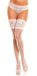 Glamory Comfort Hold-up Kousen 20 Den Maat 2XL Wit