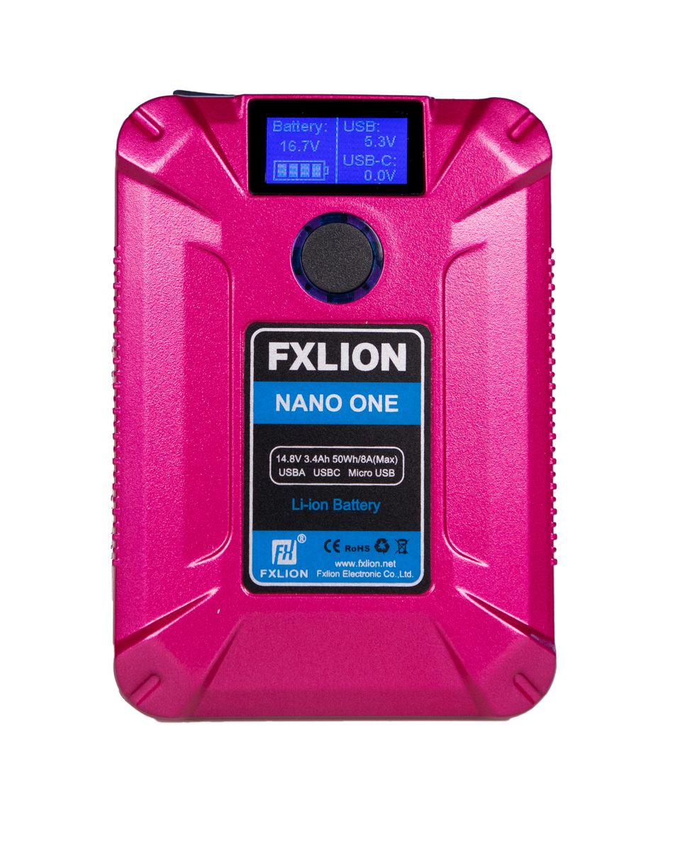 FXlion Nano One (Pink) 14.8V/50WH V-lock - 0651137511282