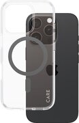 CARE by PanzerGlass Flagship Case - Transparant Urban Combat w. - Zwart MagSafe iPhone 16 Pro