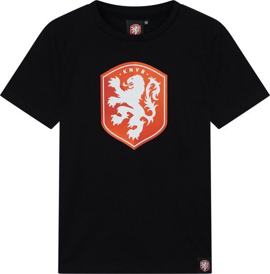 KNVB State of Football B.V. Nederlands Elftal Logo T-Shirt Kinderen - Zwart - EK 2024 - Maat 116