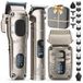 Tondeuse à cheveux - 7500 RPM - 11 guides-peignes - Rasoir - Set de soins pour hommes