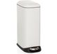 hjh OFFICE Afvalbak / prullenbak CLEAN SLIM 20 l staal wit
