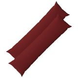 vidaXL Kussensloop HEERLEN Wijnrood 40 x 145 cm Stof