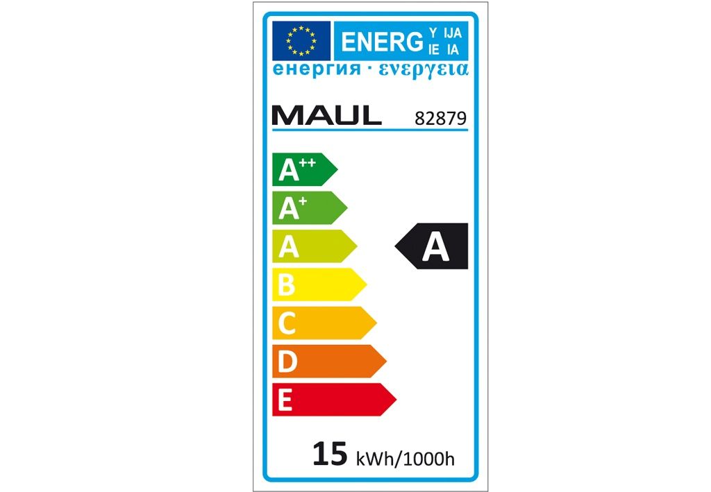Maul 8234195 Tafellamp Zilver Aluminium E27 880 Lumen 2700 Kelvin