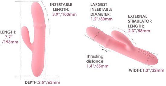 Svakom - Mora Neo Interactieve Rabbit Vibrator - Roze