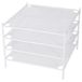 Étagère à linge - Empilable 4 couches maille pour vêtements - Pour intérieur et extérieur