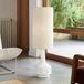 MARKET SET Lampe sur pied Jimmy blanc/beige, hauteur 121 cm